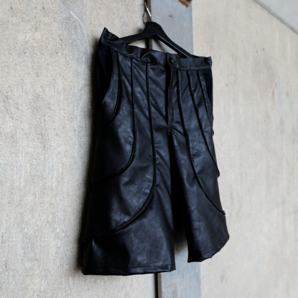 Leather Pipe Pants - Image 3